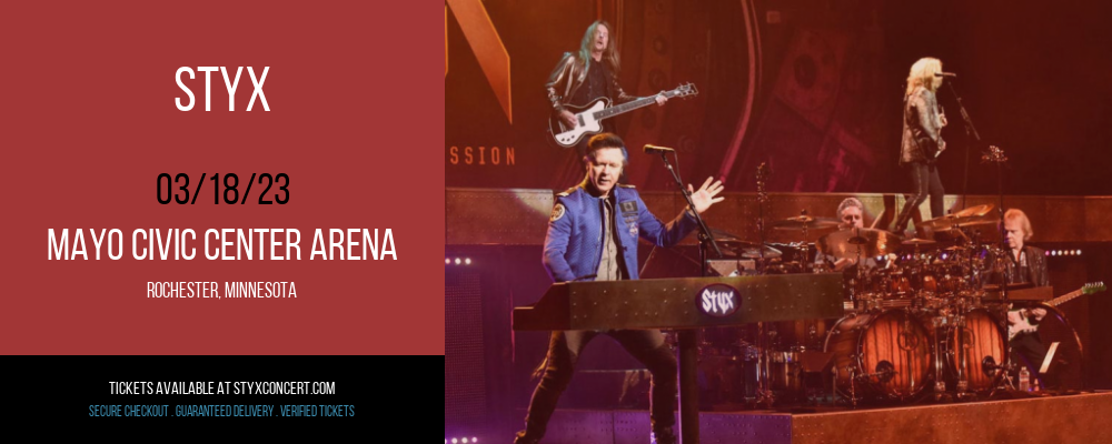 Styx at Styx Concert tickets Styx at Styx Concert