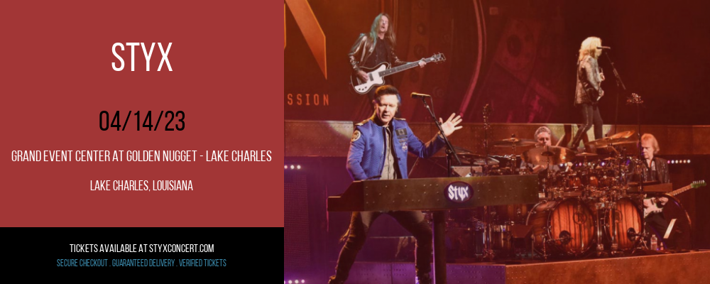 Styx at Styx Concert tickets Styx at Styx Concert