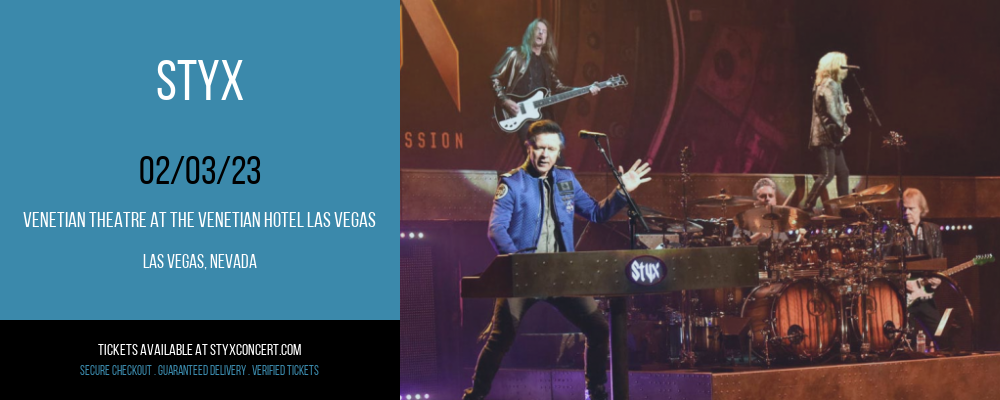 Styx at Styx Concert tickets Styx at Styx Concert