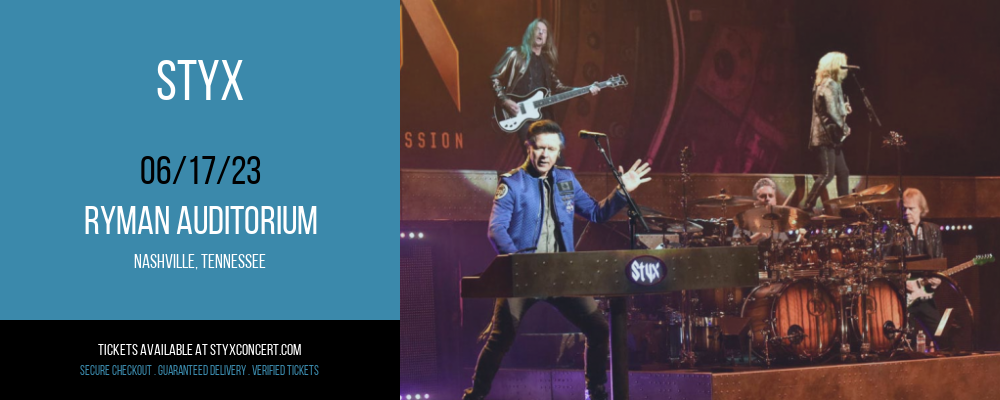 Styx at Styx Concert tickets Styx at Styx Concert