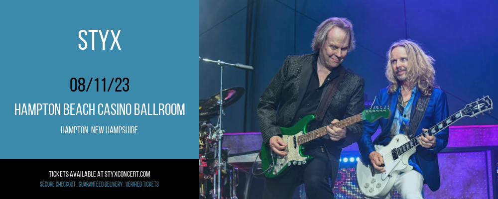 Styx at Styx Concert tickets Styx at Styx Concert