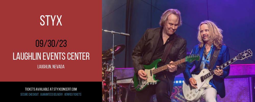 Styx at Styx Concert tickets Styx at Styx Concert