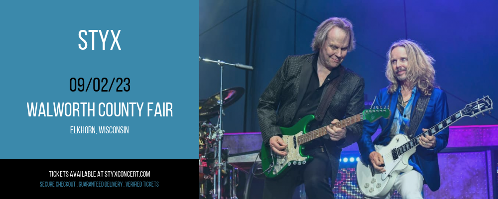 Styx at Styx Concert tickets Styx at Styx Concert