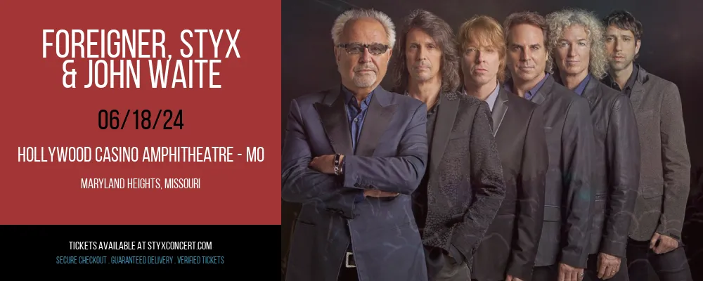 Foreigner at Hollywood Casino Amphitheatre - MO